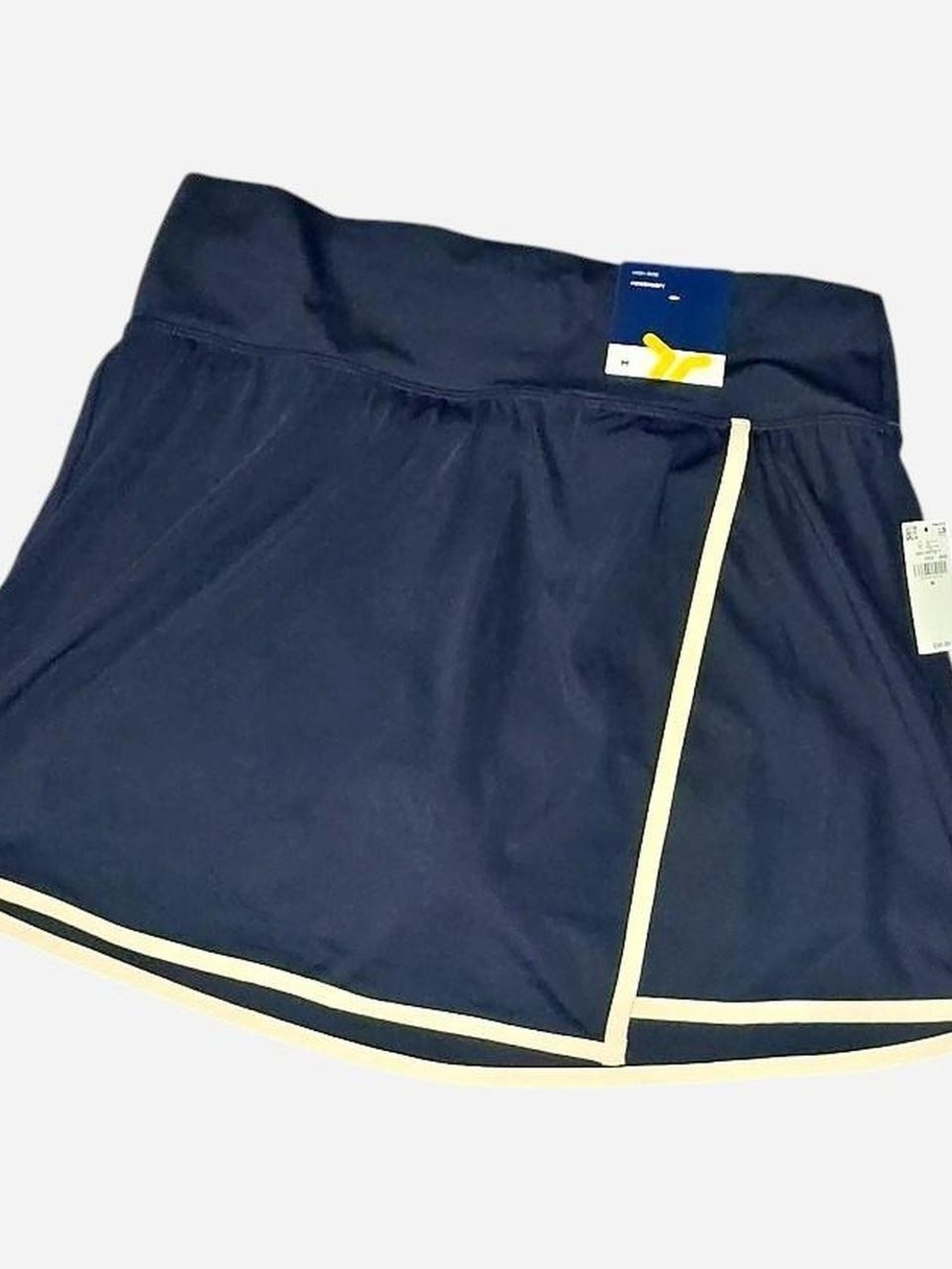 Old Navy Navy Mini Skort with Cream Trim